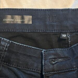 Kut from the Kloth Josephine Slim Bootcut Jeans - Black